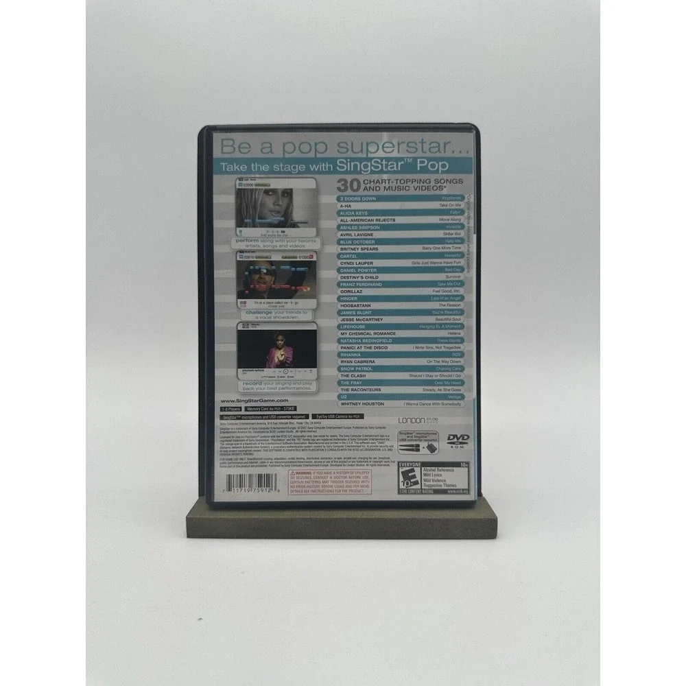SingStar: Pop‎ (Sony PlayStation 2, 2007)